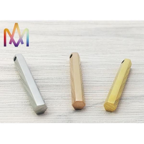 Three Dimensional Hexagon Perforated Cuboid Stick Pendant