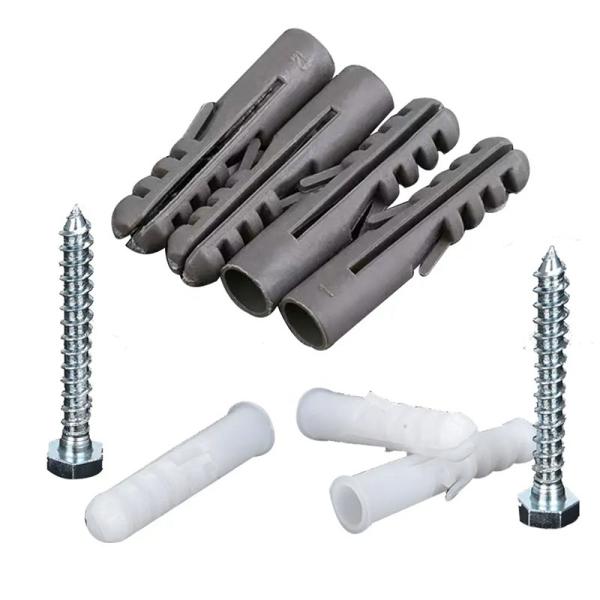 Load Capacity Nylon Expansion Anchor With Inner Nail For Corrosion Resistance expanding plastic anchor