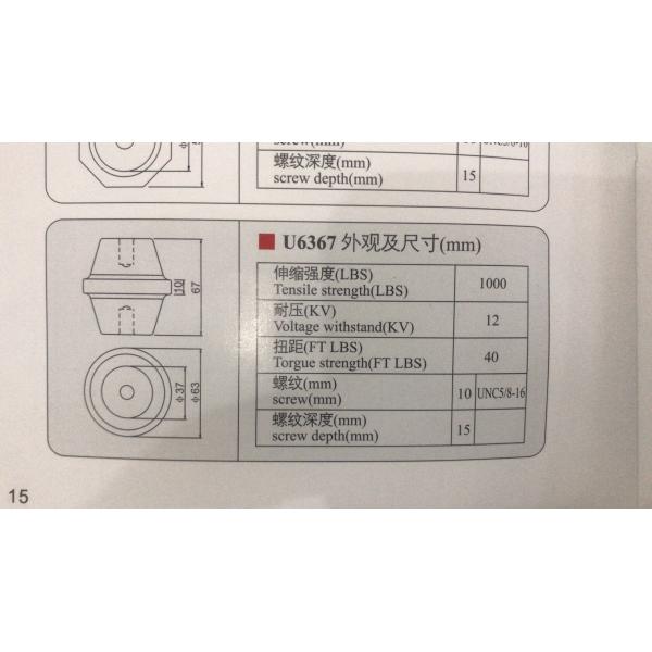 SM6367 Ball shape Busbar Insulator SM Insulators