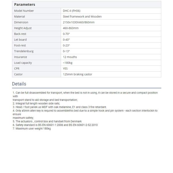 Multifunction Home Health Care Hospital Bed With Toilet Electric Adjustable