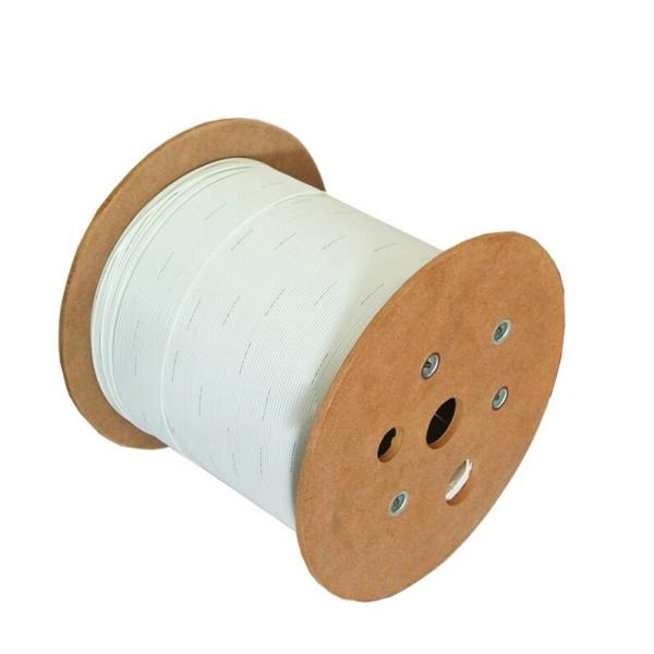 FTTH Fiber Optic Patch Cord 1 2 4 6 8 Core Self Supporting Indoor With Messenger Wire