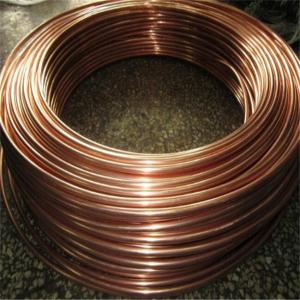 China C1100 C12200 Round Pancake Coil Copper Tube For Air Conditioner on sale