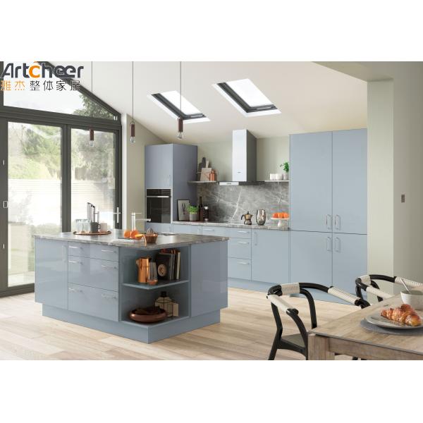 Mail Packing Wood Melamine Modern Furniture Kitchen Cabinet with E0 Grade Material