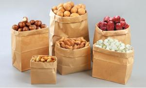 Cheap food grade kraft bakery packaging bags snack bags wholesale
