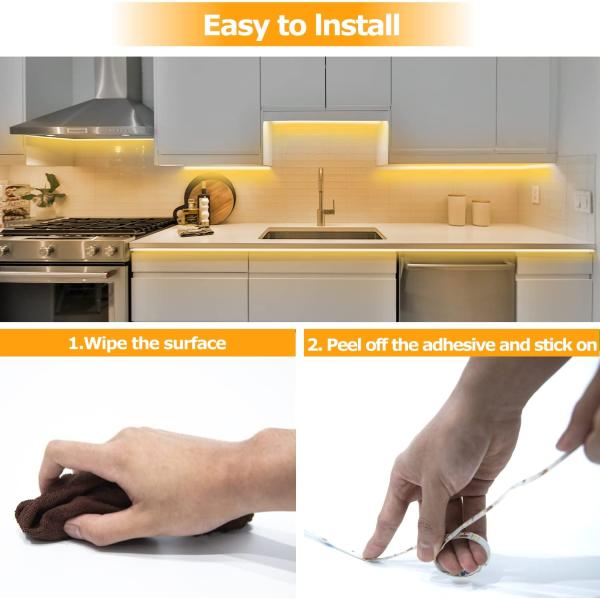 High CRI 60LED/M 2835 LED Strip 8mm IP33 6500K Natural White CRI90 CRI95 Showcase Lighting LED Flex Tape Lighting