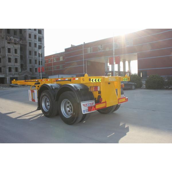 20 Feet 40 Feet Skeleton Semi Trailer for Terminal Trailer Container 30t Rim 9.00-22.5