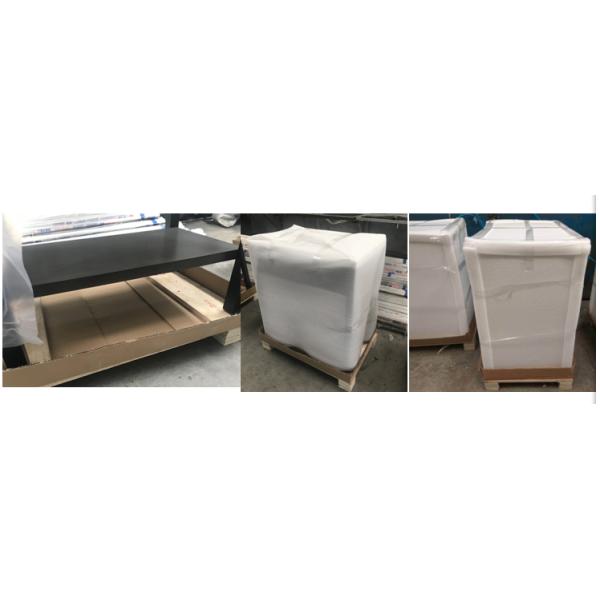 White quart simple design American hotel Custom made dark walnut Wooden bathroom vanity base,bathroom cabinet for hotel