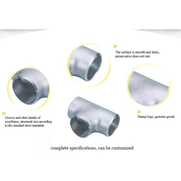 Std Sch20 Sch 40 Sch80 Carbon Steel Pipe Tee Asme Asni Din Jis 10 Inch