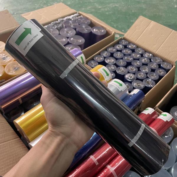 More Colors PVC Car Headlight Tint Film Glossy 4.5mil Colorful Protect Car Light Film