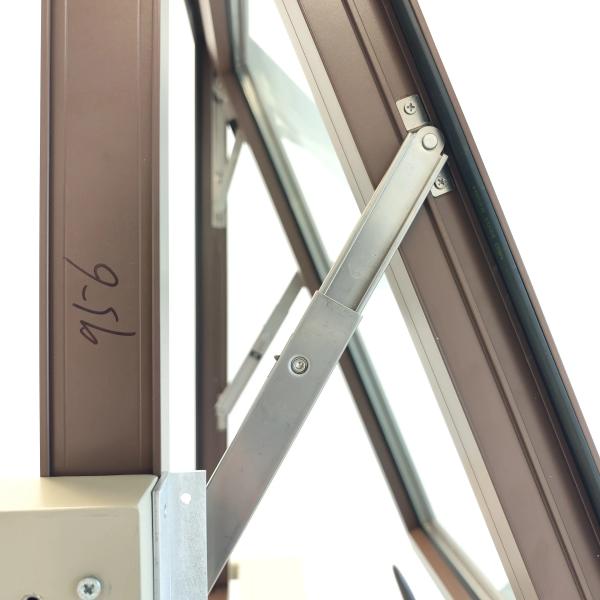 Customized Double Glass Aluminum Awning Window For Villa Garden OEM ODM