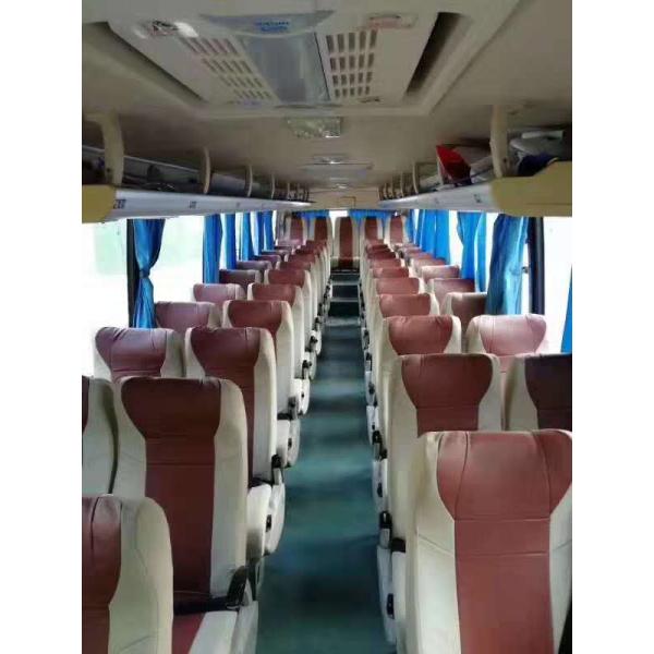 Euro 4 Emission Used Higer Coach Bus Airbag Retarder Heater 100000km Mileage