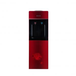 Cheap ABS Steel Tempered Glass Floor Standing Water Dispenser With Hot And Cold Water wholesale