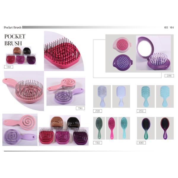 Smooth Hair No Knot Scalp Massage Hair Brush Portable Dry And Wet Dual Use Shampoo Brush