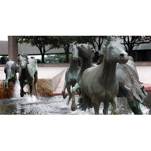 Giant Bronze Decorative Outdoor Metal Horse Sculpture TUV Standard