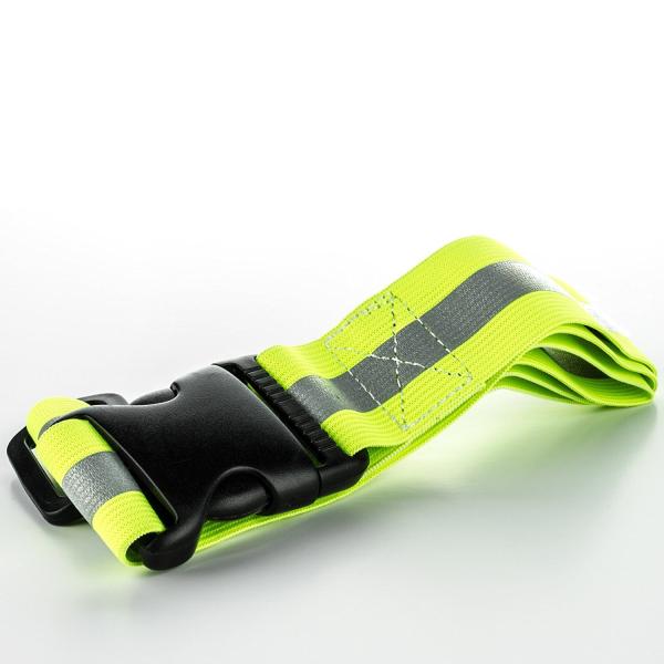 Factory Customized Reflective Belts for Running High Visible Night Safety Gear Waist Adjustable Elastic Safety Reflective Belt