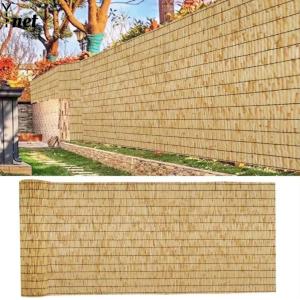 China Outdoor Reed Fence Panels Acrylic Reed Fence Screening Customized on sale