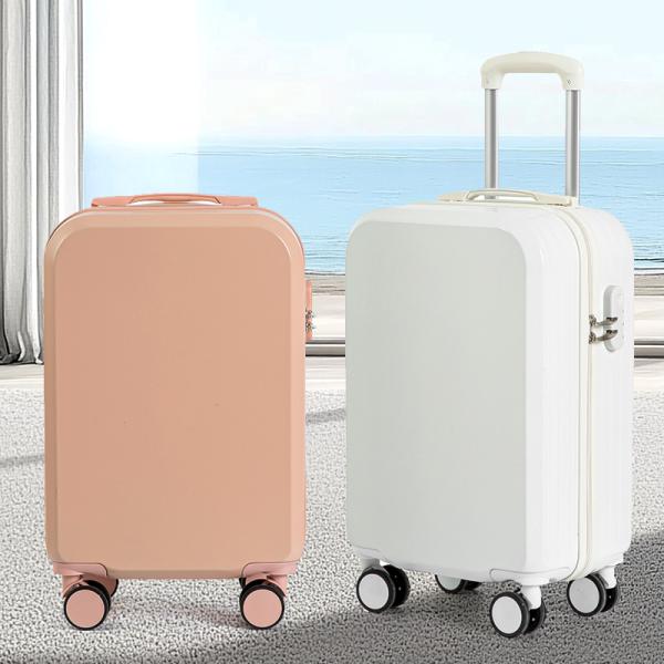 Blue color PC suitcase Flat trolley suitcase Best-selling Matte Finish Luggage, ABS Hard-Shell Trolley Suitcase, Student Travel Bag, Large Capacity
