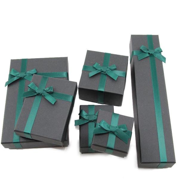 Cardboard Rigid Ring Earring Necklace Jewelry Watch Gift Box Custom Printing