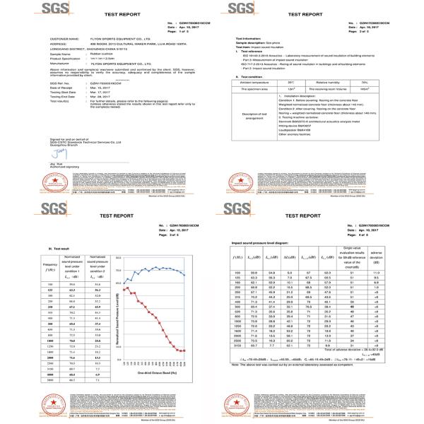 61x61x6cm Recycled Rubber Gym Mat with 2-Year Warranty