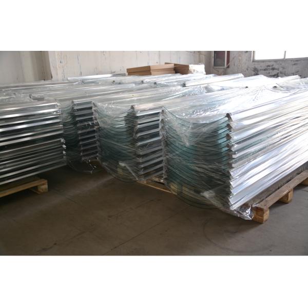 Hotel Curved Clear Tempered Glass Panels for Shopping Mall Building 3mm-12mm Thickness