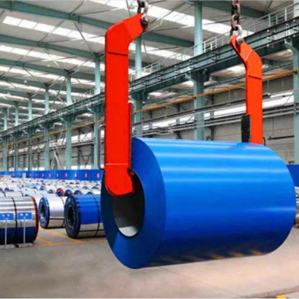 4mm - 300mm Prepainted Galvanized Steel Coils Hot Dip Blue PPGi 60g/M² ISO9001