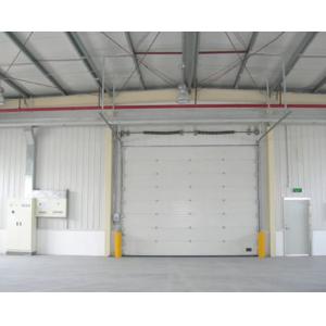 Customized Industrial Aluminum Sectional Door 40mm Thickness Anti Breaking