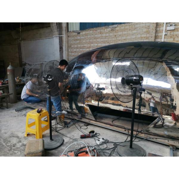 Logo Large Outdoor Metal Sculpture 10000 Mm Stainless Steel Mirror Sculpture