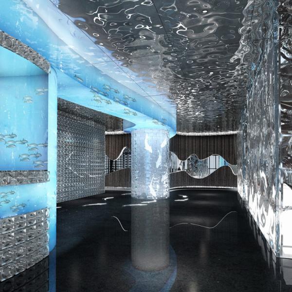 JIS PVD Silver Water Ripple Stainless Steel Sheet 1219 X 2438mm Width Plate Mirror 304