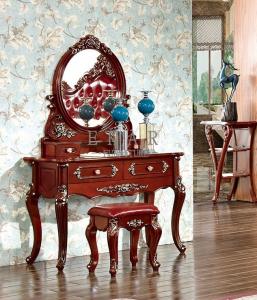 Cheap italian classic furniture wood antique dressing table wholesale