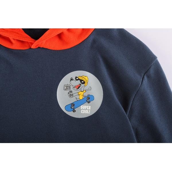 Kids Casual Pure Cotton Terry Cloth Hoodie For Autumn