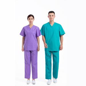 China Medical Disposable Uniforms Scrub Suits For Hospital Staff on sale