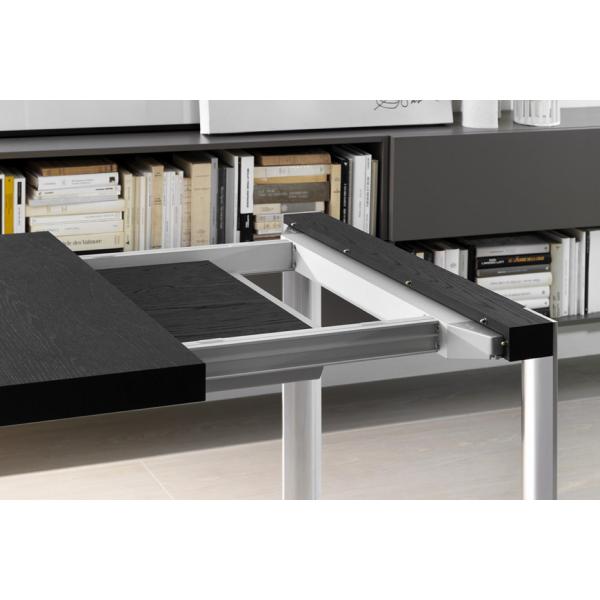 Dining Room Extendable Wooden Table , Folding Trim Rectangle Dining Table