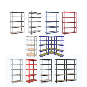 5 Tier Racking Shelves Adjustable Metal Shelves Multi Purpose Boltless