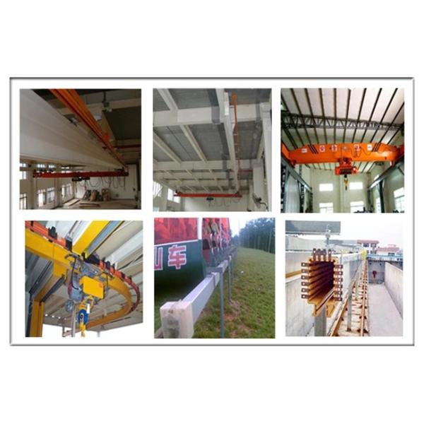 HXTS Type Multipolar Crane Busbar System , Enclosed Crane Six Four Three Phase Busbar