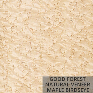 Hotel Birds Eye Maple Wood Veneer Artificial Specially Natural