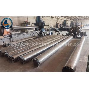 Non Clogging SS304 Wedge Wire Screen Filter For Rotating Fine Grid Filters