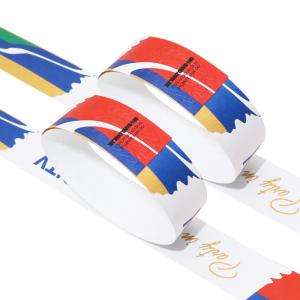 Water Resistant Festival Tyvek Wristbands , Disposable Printable Paper