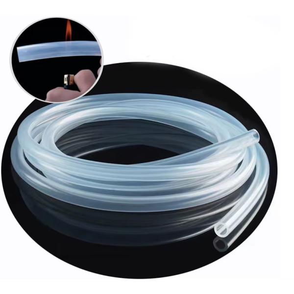 Custom Food & Medical Grade Silicone Hose Pipe High Temperature Soft Flexible Clear Silicone Rubber Tubing