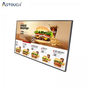China 2K Digital Menu Boards For Advertising 43 Inch Signage Players FCC on sale