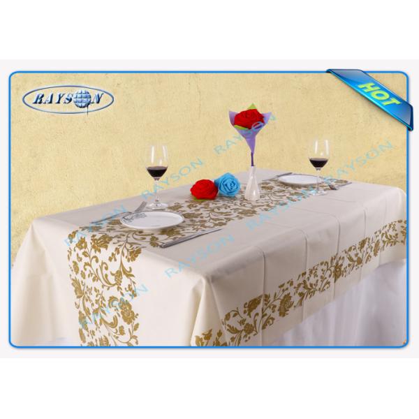 Full Range Color Customized Printing Patern PP Non Woven Fabric for Tablecloth