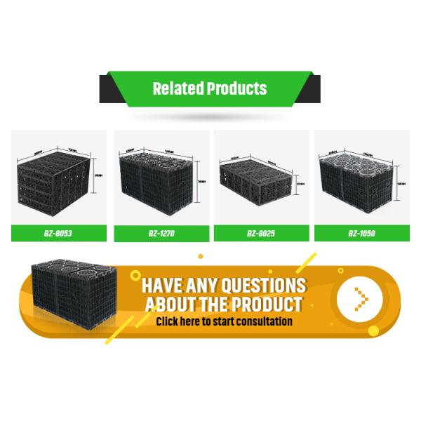 Modern Stormwater Infiltration Tank Infiltration Drainage Box for Rainwater Collection