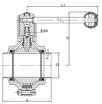 3A ASME BPE Stainless Steel Sanitary Valves Butterfly Ball Valve Simple And Compact Structure