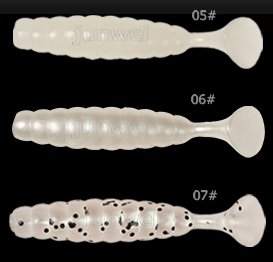 T-Tail 6cm 3.2g plastic soft Grubs fishing lure artificial bait