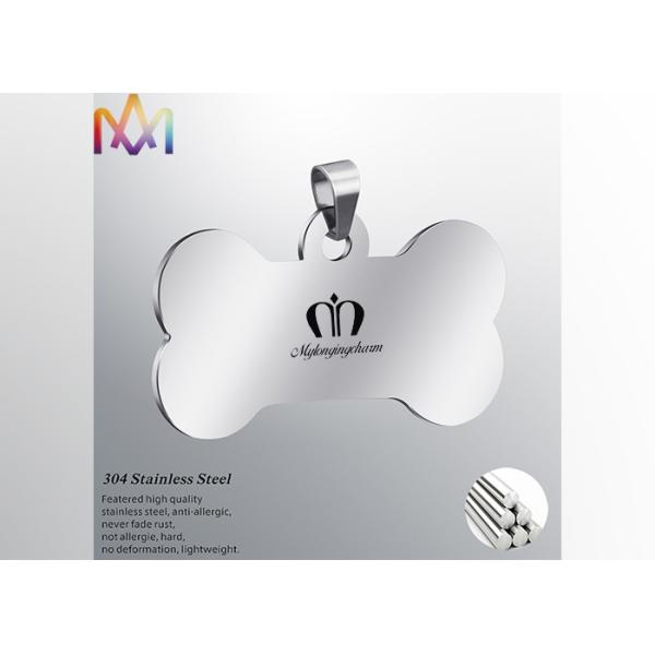 Rustproof Bone Shape Identification Tag Personalized Pet Charms