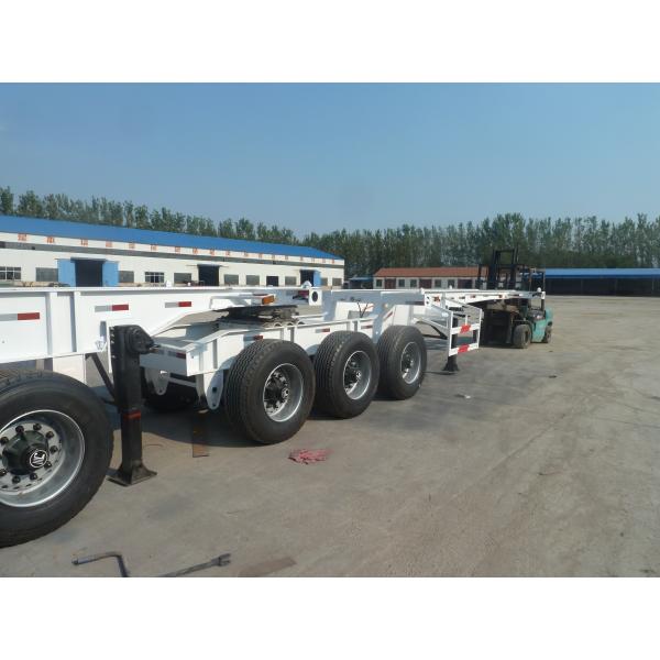 20 Feet 40 Feet Skeleton Semi Trailer for Terminal Trailer Container 30t Rim 9.00-22.5