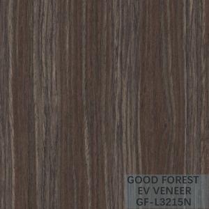 China Engineered Wood Veneer EV Veneer Tree Knot / Irregular Texture Grain on sale
