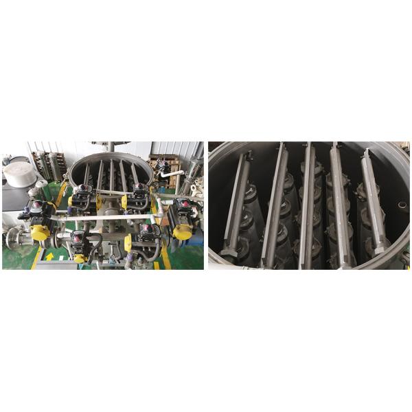 Fully Automatic Stainless-Steel Candle Type Filter for diatomite and activated carbon Recycle Filtration