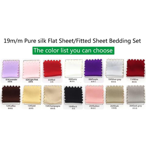 Get a Good Night's Sleep with this Mulberry Silk Duvet Cover Fitted Sheet Bedding Set