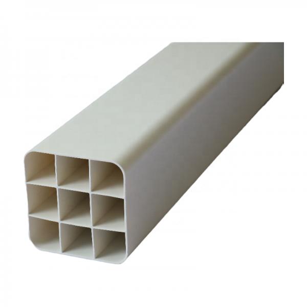 Nine Hole Electrical Conduit Grid Tube Plastic Square PVC Pipe Fitting 1mm-5mm Thickness