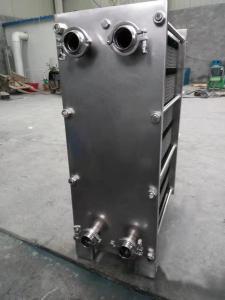 Cheap Plate Heat Exchanger for Milk Pasteurization, Carbonated Juice Heating and Cooling Stainless Steel Heat Exchanger wholesale